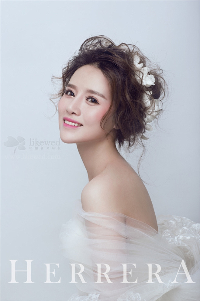 韩系唯美新娘造型 化妆造型