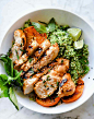 Orange Chicken and Broccoli Rice Bowls