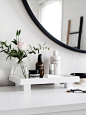 DIY Footed Vanity Tray - Homey Oh My
