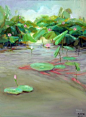 “清雅境界”陈钰夫油画作品欣赏 #采集大赛#