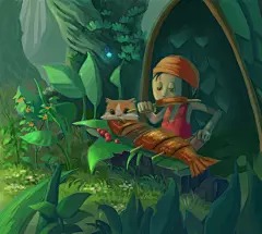 我和花花 野外求生