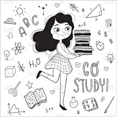 自然美,贺卡,可爱的,浪漫,铅笔,模板,抵押文件,儿童,爱,绘制