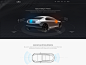 Baidu Intelligent Vehicle - Landing Page sketch landing page web website homepage ui design hmi driving vehicle car