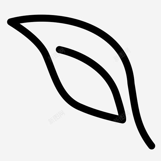 叶茶自然图标 茶 icon 标识 标志 UI图标 设计图片 免费下载 页面网页 平面电商 创意素材