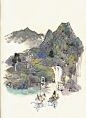 logo都画上去了，国风游戏绘-饭饭饭-子木手绘