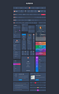Grade UI Kit : Light & dark UI Kit for PSD & Sketch