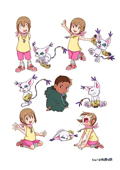 数码宝贝 八神太一 同人图 插画 壁纸 | 数码宝贝同人练习 | 半次元-第一中文COS绘画小说社区