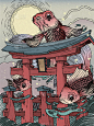 鸟居和鱼