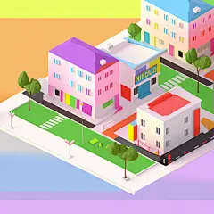 3d城市建筑25d城市建筑素材