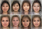 Curious study calculates the “average” female face for each country