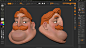 La Bouff, Joao Sousa : La Bouff from the Disney film "The Princess and the Frog". Designed by Randy Haycock. <br/>Created in ZBrush for Dylan Ekren's workshop.
