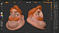 La Bouff, Joao Sousa : La Bouff from the Disney film "The Princess and the Frog". Designed by Randy Haycock. 
Created in ZBrush for Dylan Ekren's workshop.