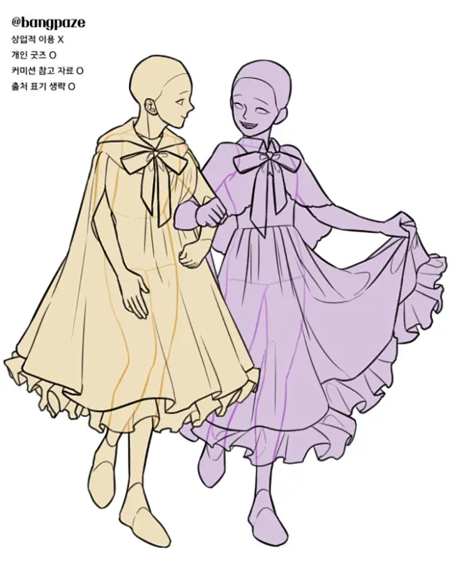 一起来跳舞吧～ 双人人模#参考#绘画#情侣 #双人#模板#cp 版权归作者所有，侵删