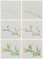 简单彩铅植物简笔画教程 小清新植物简单彩铅画素材图片[ 图片/9P ] - 优艺星