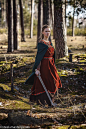  Viking clothing "Idunn style" :  Viking clothing "Idunn style" - VIK-15 (). Medieval viking outfit "Idunn style" is historicaly correct.