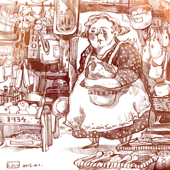 一起画TV采集到插画师 salululuart
