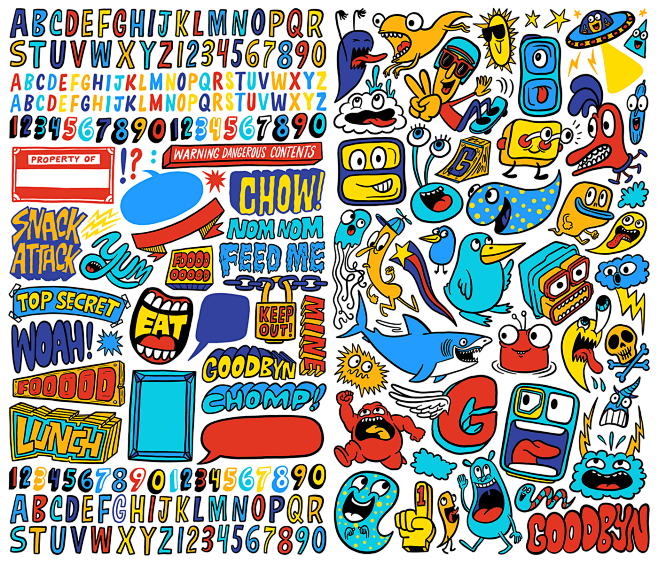 Goodbyn Sticker sets...