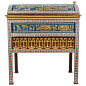 Egyptian Revival Footed Jewelry Box Humidor at 1stdibs