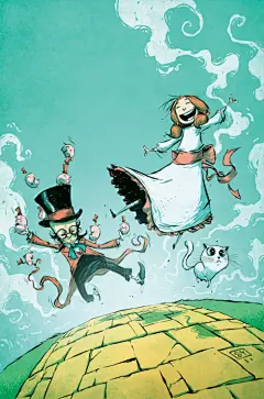 来自美国的?SkottieYoung(斯考奇?杨)喜爱所有的迪士尼动画电影，爱好骑车环游芝加哥、逛街、泡吧，有时会去听音乐会、看展览、看电影、看动画片、收集漫画。他的作品笔触、线条、设定等中往往弥漫一#采集大赛#