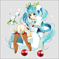 雪初音2015~（可放大）  #初音# #二次元#