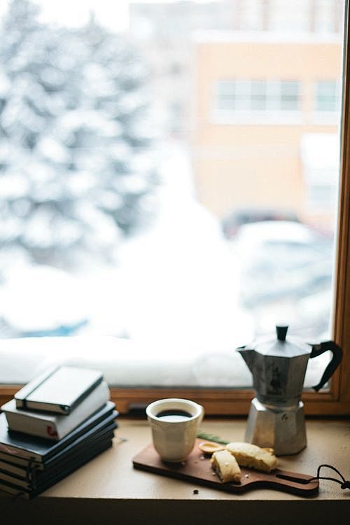 coffee on a winter m...