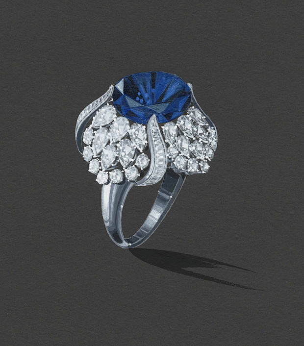 Harry Winston sapphi...