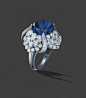 Harry Winston sapphire Tulip ring