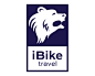 iBikeTravel自行车出租  狼 动物 蓝色 自行车 户外 熊 凶猛 野兽 商标设计  图标 图形 标志 logo 国外 外国 国内 品牌 设计 创意 欣赏