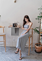 ▼SonYoonJoo▲2001212图片_BP更新(淡灰柔梦小清新文艺休闲长裙)_看图_孙允珠吧_百度贴吧