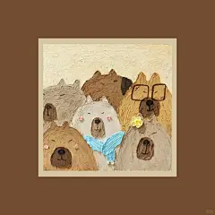 简单油画棒‖豚海茫茫‖附步骤色号