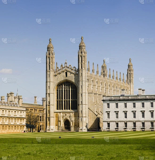 英国,小礼拜堂,剑桥,剑桥大学,英国剑桥,垂直画幅,工作场所,无人,英格兰,草坪素材-花瓣网