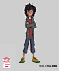 Big Hero 6, Dylan Ekren : Some of the characters I modeled for Big Hero 6! Hiro and Fred.