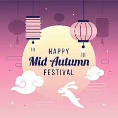 矢量卡通中秋节海报