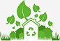 绿色房子小树高清素材 免费下载 页面网页 平面电商 创意素材 png素材