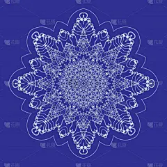 雪花,图标,紫色,纸板,花纹,对称,复杂,专心