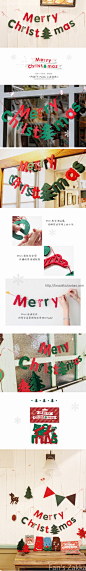 Fan's zakka杂货 新年圣诞立体挂饰 空中吊饰--CHRISTMAS-淘宝网