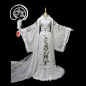 【九宸】|仅展示||莲寂|白银刺绣女古装cos影视汉服向 莲系列祭服-淘宝网