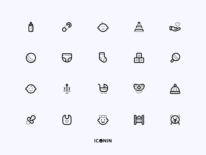Baby Icons Set by Ri...