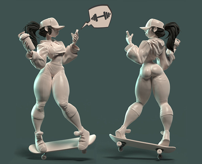 健身女士