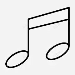 第八个音符旋律音乐图标高清素材 声音 旋律 演奏 第八个音符 音乐 免抠png 设计图片 免费下载