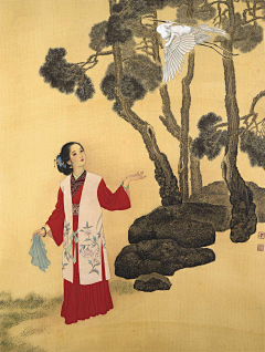 约绘芬芳采集到中国画 人物