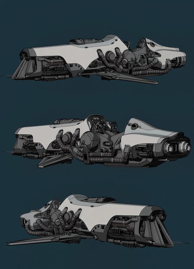 Speeder concept图片_A:设计-枪械 载具图片素材-花瓣网