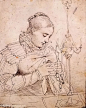 作　　者：让-奥古斯特-多米尼克·安格尔 - Jean-Auguste-Dominique ingres
作品名称：安格尔夫人(玛德琳·夏佩尔) - madame jean auguste dominique ingres, born madeleine chapelle
作品尺寸：
作品年代：
作品材质：素描（drawing）