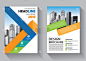 Brochure design, cover modern layout, annual repor