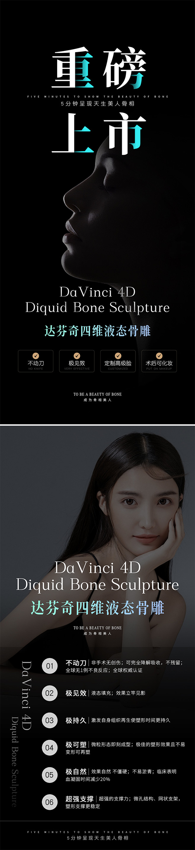 医美新品项目介绍系列海报