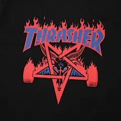现货 潮玩艺 THRASHER EVIL 日本线经典恶魔羊头印花短袖T恤-淘宝网