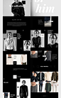 Sketch和PSD的服装网页和手机模板 LookBook Template SQUARE_UI设计_Web界面