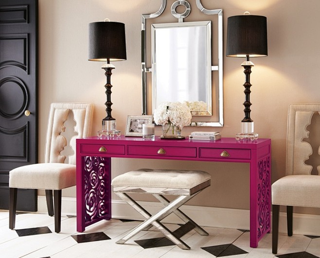 super glam entryway