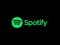 spotify, logo, sign, animation, flying, green, digital art, digital design, branding