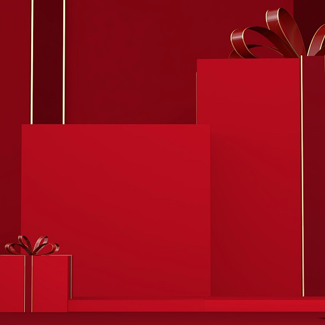 红色礼包  礼盒素材  礼物盒素材 C4...